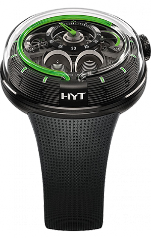 Review Replica HYT H1.0 H1.0 green H02021 watch - Click Image to Close